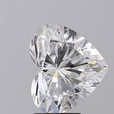 Natural 4.00 Ct Heart Shape D Color Lab Grown Diamond CVD VVS1 Certified Clarity