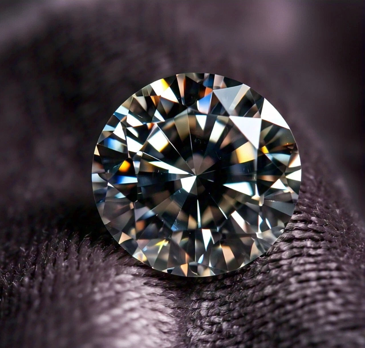 Lab Grown for Engagement Ring 5 Ct Top Grade Round Cut Diamond D Color VVS1 CVD