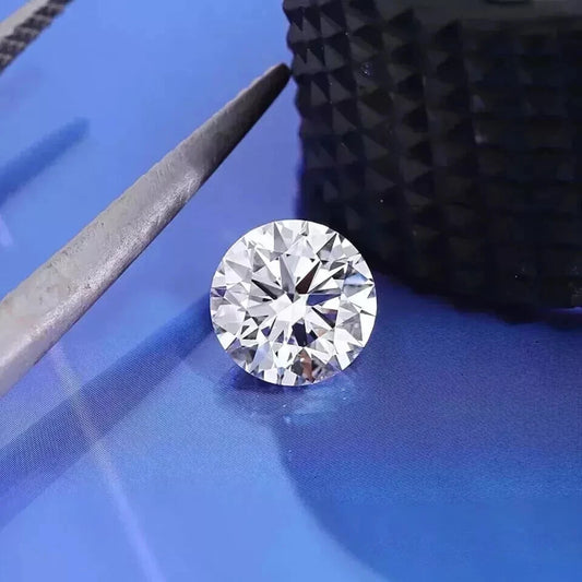 4 Ct Round Lab Grown Diamond VVS1 Natural D Color Loose Certified Diamond
