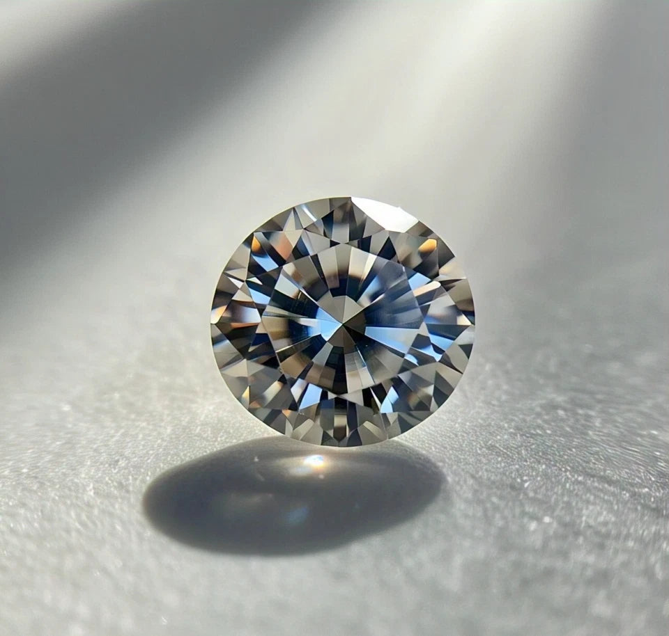 Lab Grown for Engagement Ring 5 Ct Top Grade Round Cut Diamond D Color VVS1 CVD